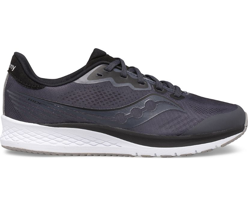 Saucony Ride 14 Kids' Sneakers Grey / Black | AU 899GSOL